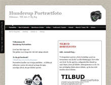 Tablet Screenshot of hunderup-foto.dk